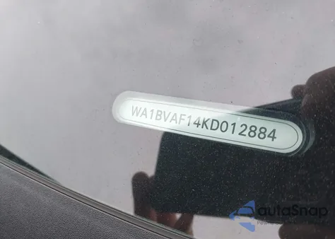 2019 Audi Q8 55 Premium из США, поврежденный, VIN WA1BVAF14KD012884